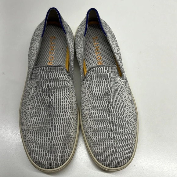 Rothy's Shoes - Rothy’s The Original Slip On Sneaker Shoes White Gray Opal Python Snake 9.5